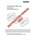 thumbnail image 1 of Brother Innov-is NQ900 NQ900PRW Owners Instruction Manual, 1 of 1