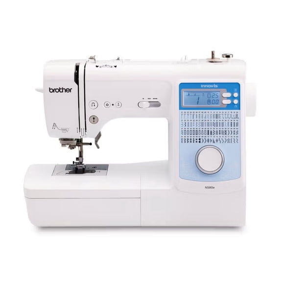 Brother Innov-is NS80E Sewing Machine, 80 Stitches, Auto-Size Buttonholes, LED