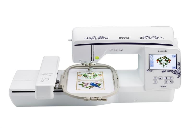 Brother Innov-s NQ1600E Embroidery Sewing Machine with 24 Spool Embroidery Thread Kit
