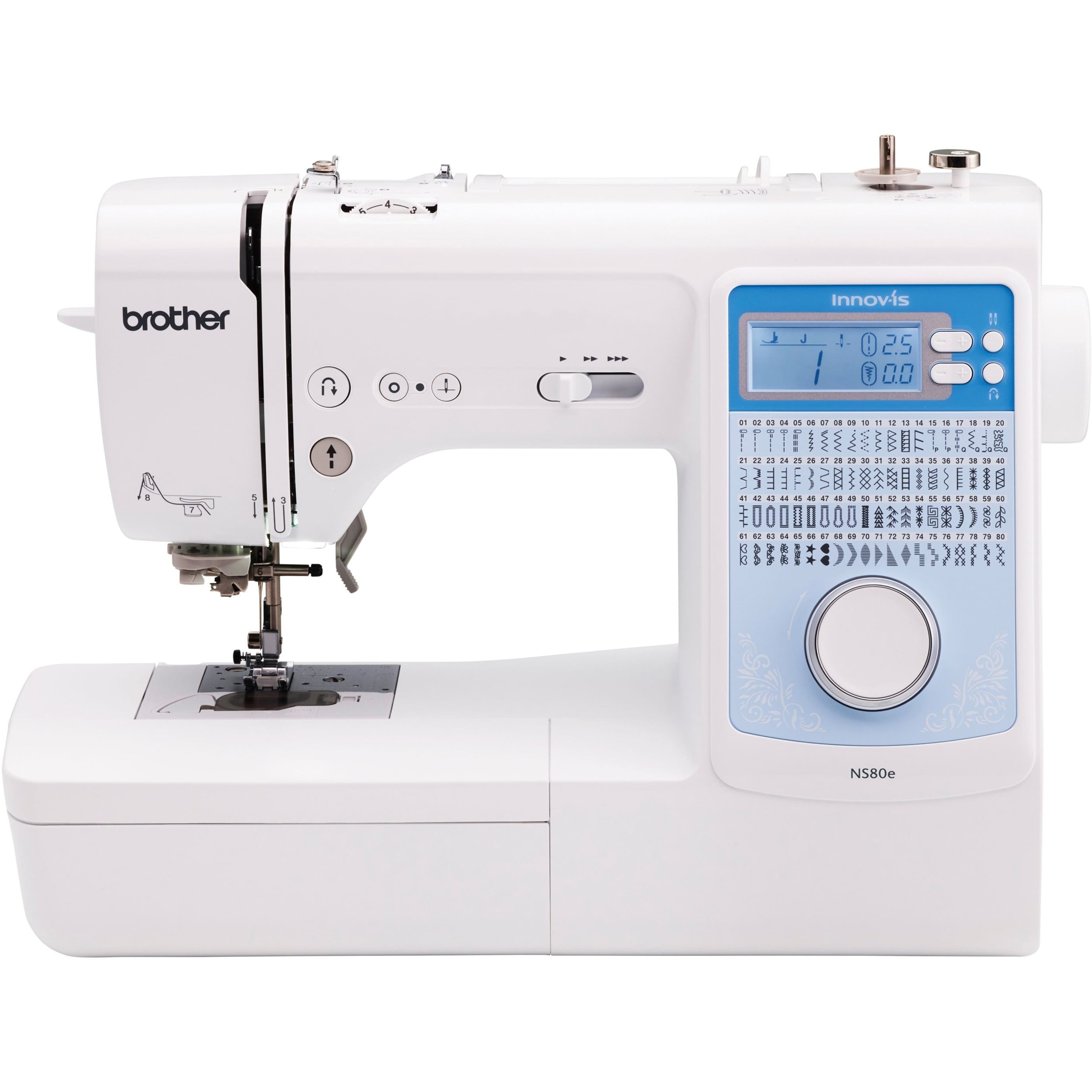 Poolin Eoc2720 Homeuse Sewing Machine Heavy Duty Computerized with Built-In 200 Stitches, Size: 18.5