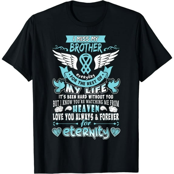 Brother Is My Guardian Angel Missing Memorial Day Men Women T-Shirt