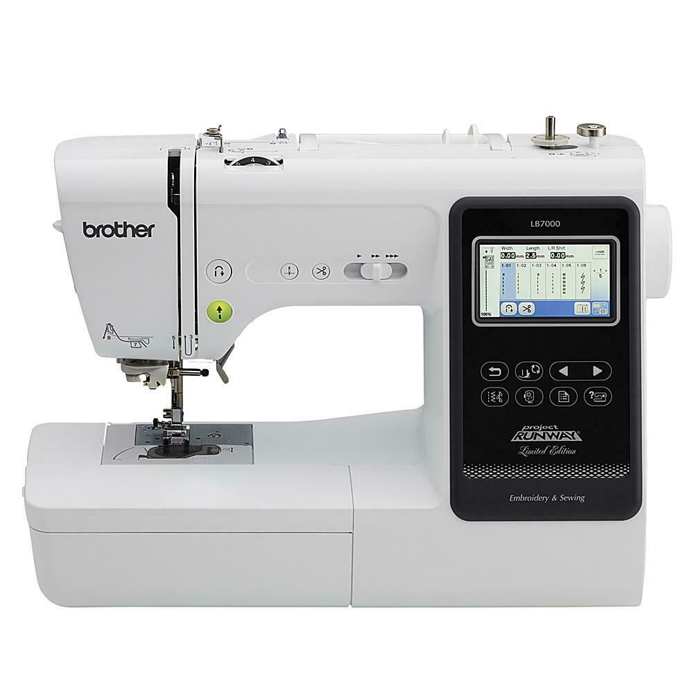 Brother LB7000 Computerized Sewing and Embroidery Machine White