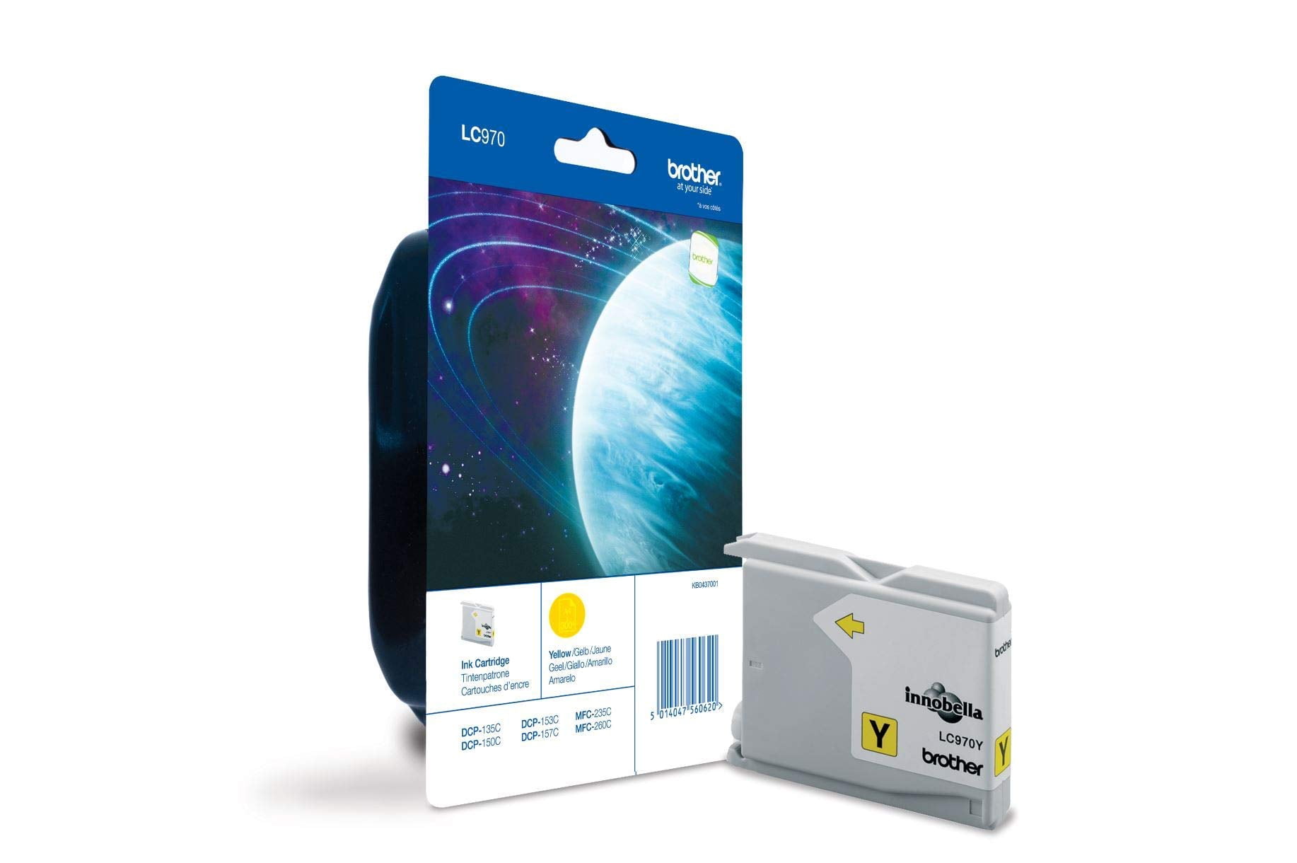 Brother LC-1240C Genuine Cyan Ink Cartridge - Standard Yield, Single Pack