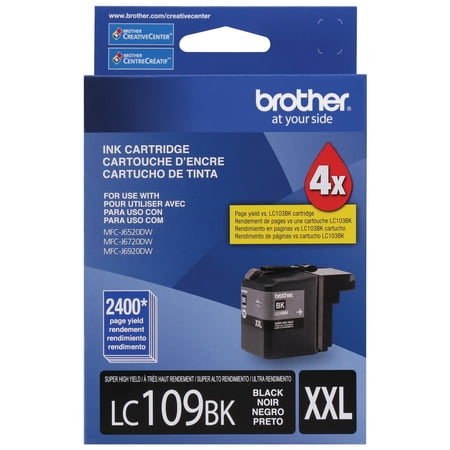 Brother® LC109BK High-Yield Black Ink Cartridge