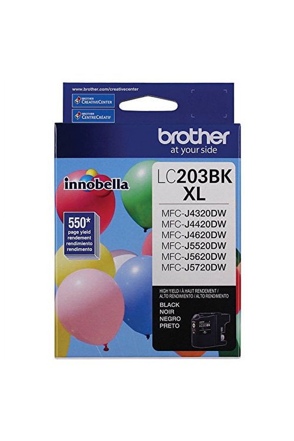 LC203BK Black Original Ink High Yield (550 Yield)