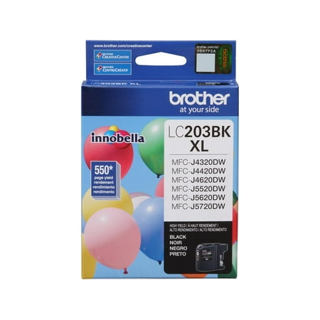Brother - LC203BK XL High-Yield Ink Cartridge - Black