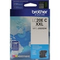 thumbnail image 1 of Brother LC20EC INKvestment 1,200 Page-Yield Super High-Yield Ink - Cyan, 1 of 11