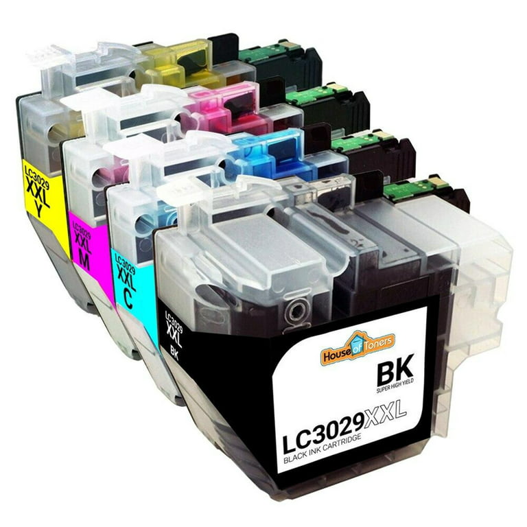 Brother LC3029 Super HY Compatible Ink Cartridge 4-Piece Combo Pack