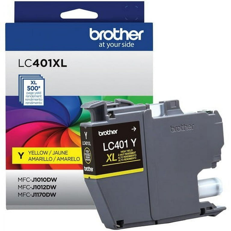 LC401XLYS High-Yield Ink, 500 Page-Yield, Yellow LC401XLYS High-Yield Ink, 500 Page-Yield, Yellow