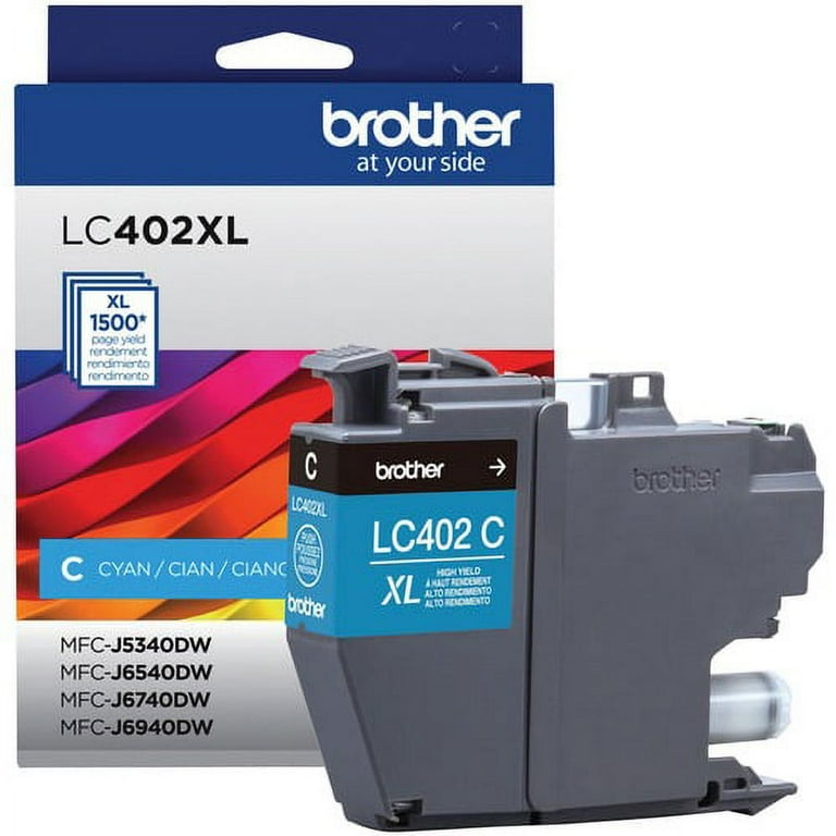 LC402XLCS High-Yield Ink, 1,500 Page-Yield, Cyan LC402XLCS High-Yield Ink, 1,500 Page-Yield, Cyan