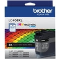 Brother LC406XLBK Genuine Black High-Yield Ink Cartridge, Sold Without ...