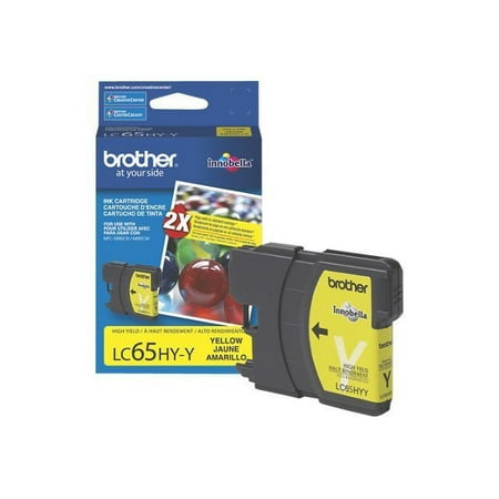Brother LC65HYY Innobella High-Yield Ink, Yellow