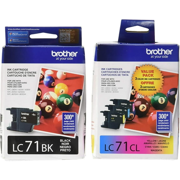 Brother LC71 Standard Yield Ink Cartridge Set