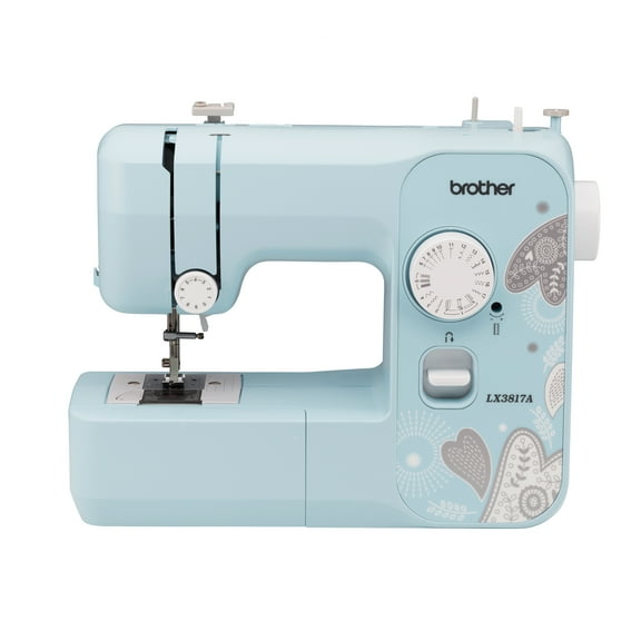 Brother LX3817A 17-Stitch Portable Full-Size Mechanical Sewing Machine, Aqua