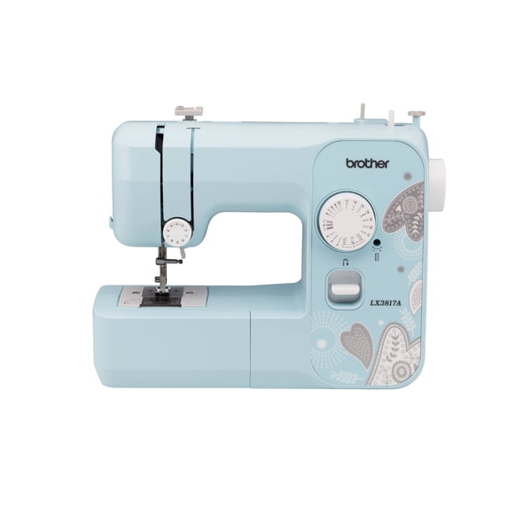 Brother LX3817A 17-Stitch Portable Mechanical Sewing Machine, Blue
