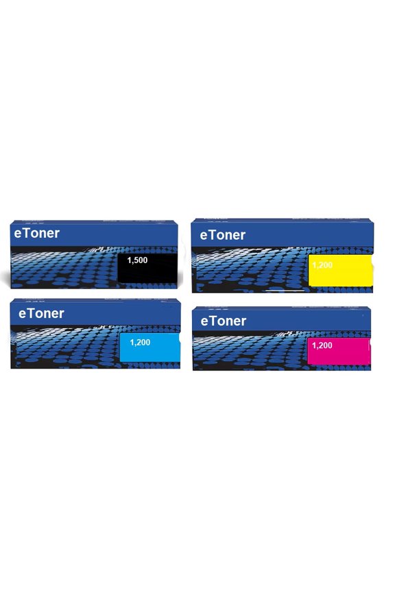 Brother MFC-8395CDW Toner Set (CMYK) eToner Brand Compatibles MFCL8395CDW / L8395CDW Toner Set