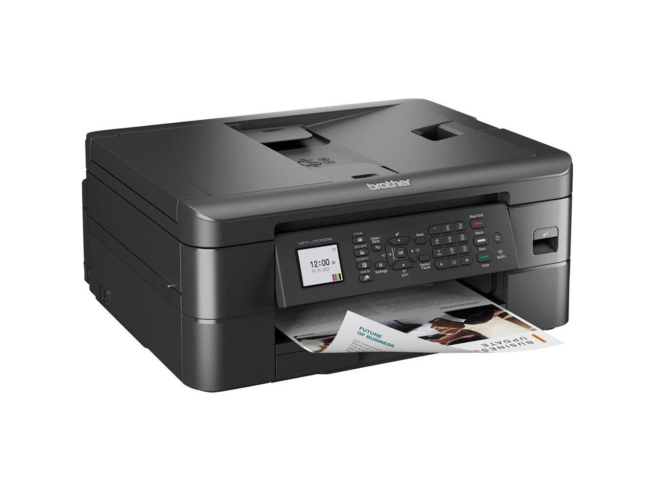 Monarchie wapenkamer Geld rubber Brother MFC-J1010DW Color Inkjet All-in-One Printer with Wireless  Connectivity, Duplex Printing - Walmart.com