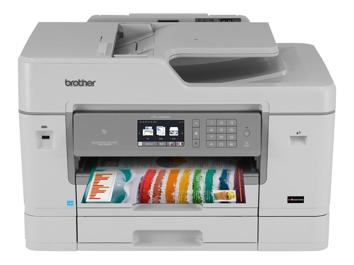 Brother MFC-J6935DW INKvestment All-in-One Color Inkjet Printer, Wireless Connectivity, Automatic Duplex Printing