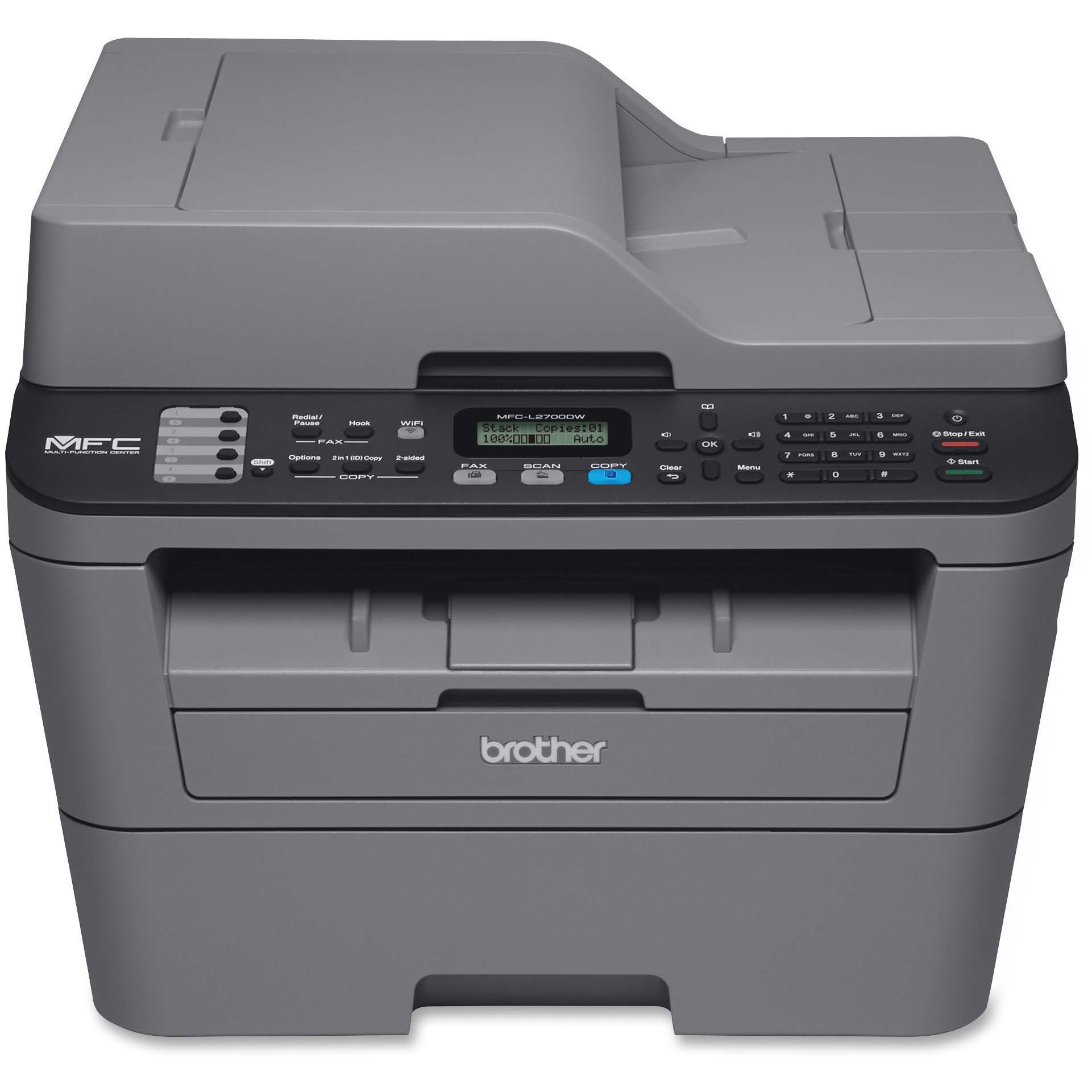 Brother MFC-L2700DW Compact Wireless Laser All-in-One, Copy/Fax/Print/Scan - image 1 of 3