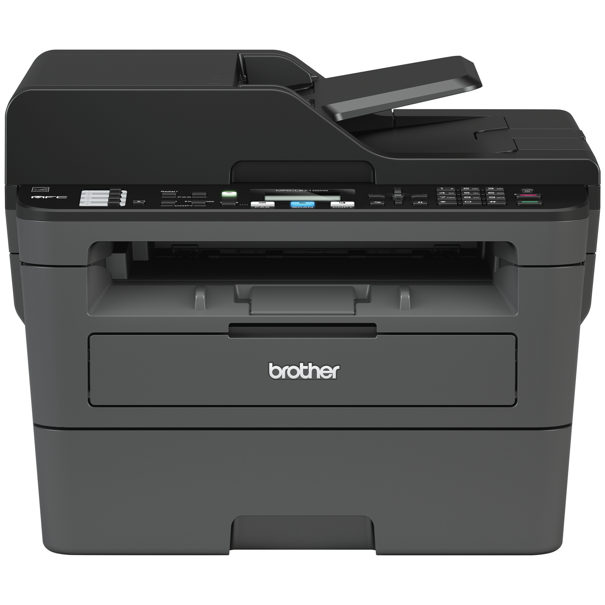 Brother MFC-L2710DW Monochrome Laser All-in-One Printer, Duplex Printing, Wireless Connectivity - image 1 of 10