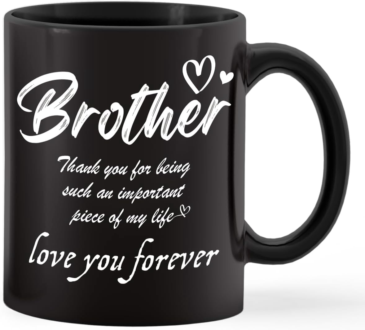 Brother Mug, Thank You for Being My Brother Mug, Brother Gifts, Brother Gifts from Brother Sister, Big Little Brother Gifts, Best Brother Gifts, Gifts for Brother Ceramic Coffee Mug 11 oz