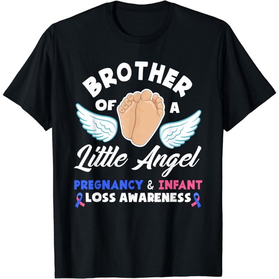 Brother Of A Little Angel Infant Loss Awareness T-Shirt