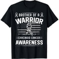 thumbnail image 1 of Brother Of A Warrior Carcinoid Cancer Awareness T-Shirt, 1 of 4