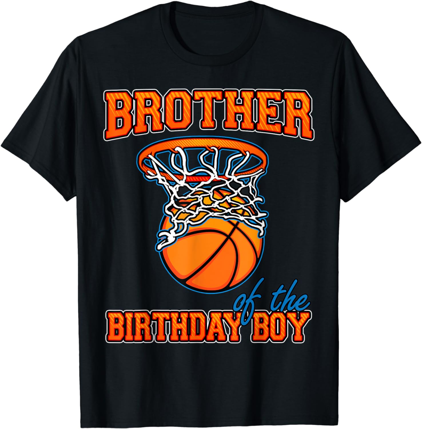 Brother Of The Birthday Boy Basketball Birthday Family party T-Shirt ...