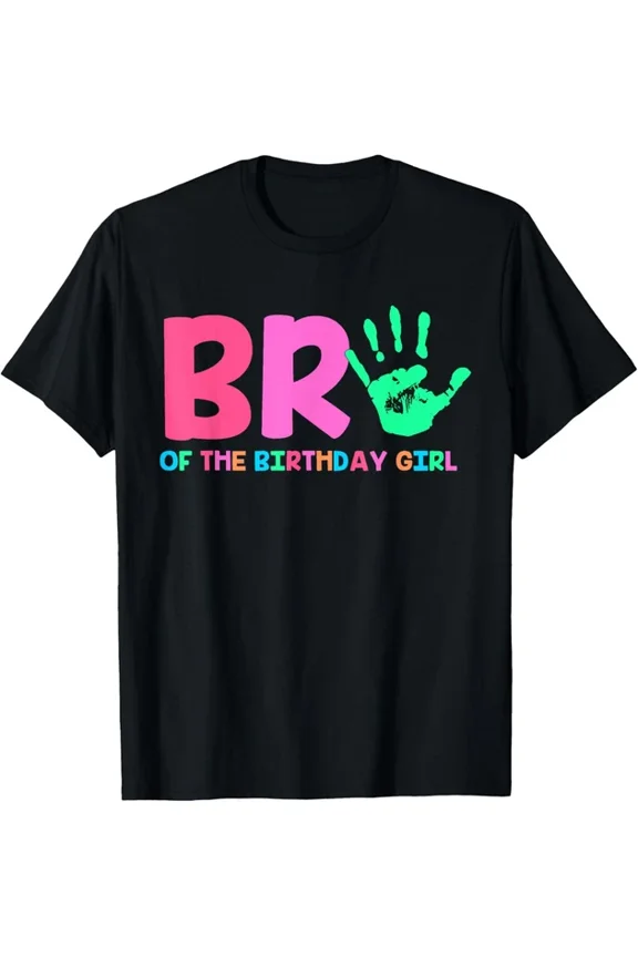 Brother Of The Birthday Girl 5Th Birthday Girl High Five T-Shirt Unisex S-5XL Hot Trending Shirt, Vintage Birthday Gift