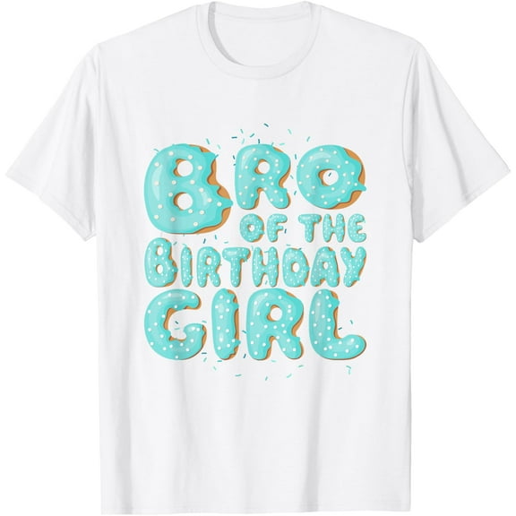 Brother Of The Birthday Girl Donut Family Matching Party T-Shirt
