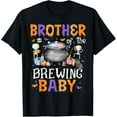 thumbnail image 1 of Brother Of The Brewing Baby Tshirt Halloween Baby Shower T-Shirt, 1 of 3