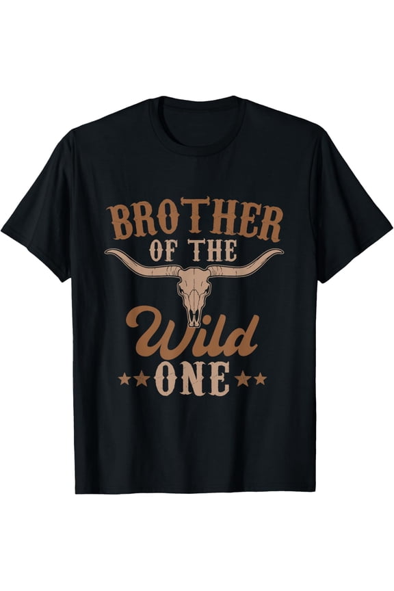 Brother Of The Wild One Cowboy Western Rodeo Party Match T-Shirt