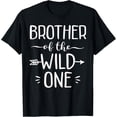 thumbnail image 1 of Brother Of The Wild One Shirt Funny 1st Birthday Safari Gift T-Shirt, 1 of 3