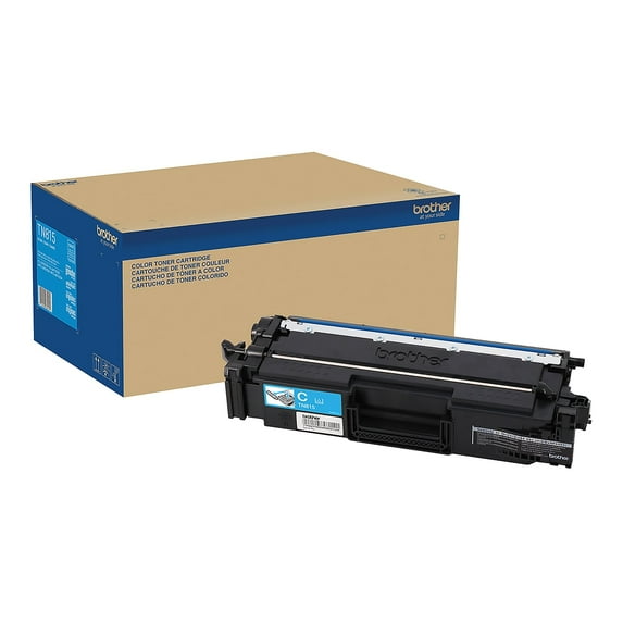 Brother OEM TN815C Super High Yield Cyan Toner Cartridge 12000 Yield