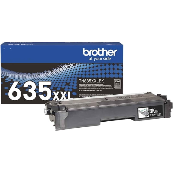 Brother Genuine TN635XXLBK Super High Yield Black Toner Cartridge