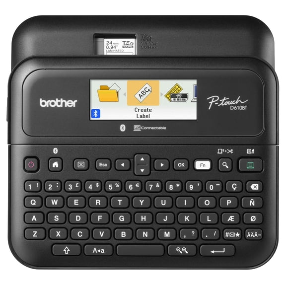 Brother P-Touch PT-D610BT Business Professional Connected Label Maker with Bluetooth Connectivity
