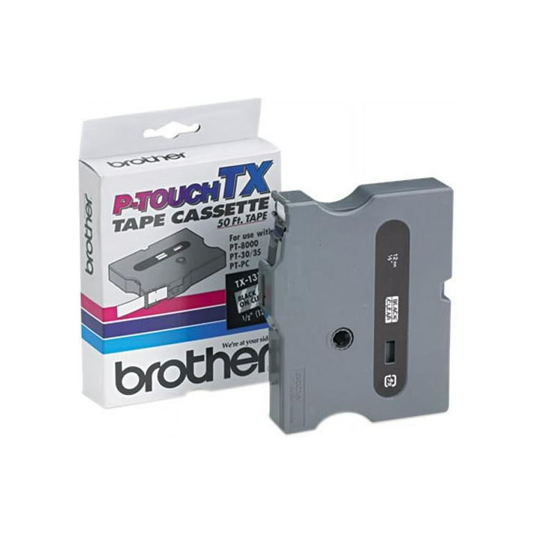 Brother TX Series Laminated Tape Cartridge - 1 Brother TX Series Laminated Tape Cartridge - 1