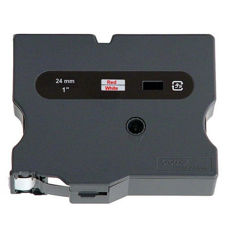 Brother P-Touch TX Tape Cartridge for PT-8000, PT-PC, PT-30/35, 1"w, Red on White