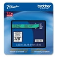 thumbnail image 1 of Brother P-Touch TZe Laminated Removable Label Tapes, 0.35" x 26.2 Feet, Black on Green, 1 of 6