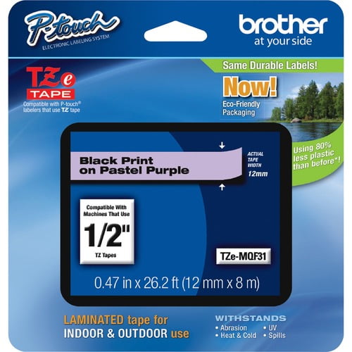 Brother P-Touch TZe Laminated Tape - 15/32 Brother P-Touch TZe Laminated Tape - 15/32