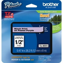 Brother P-Touch TZe Laminated Tape - 15/32 Brother P-Touch TZe Laminated Tape - 15/32