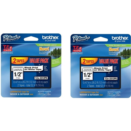 Brother P-Touch Tape (TZ-231) - 4 Pack