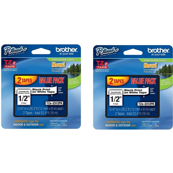 Brother P-Touch Tape (TZ-231) - 4 Pack