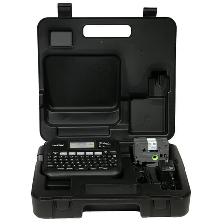 Brother P-touch Business Expert Connected Label Maker PT-D460BTVP with Bluetooth® Connectivity, includes Carry case and 4m Black Print on Clear Sample Label Tape ~1/2” (12mm)