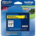thumbnail image 1 of Brother P-touch TZe Laminated Tape Cartridges - 1/2" - Rectangle - Yellow - 1 Each - Grease Resistant, Grime Resistant, Temperature Resistant | Bundle of 2 Each, 1 of 1