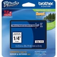 thumbnail image 1 of Brother P-touch TZe Laminated Tape Cartridges - 15/64" - Rectangle - Clear, Black - 1 Each - Grease Resistant, Grime Resistant, Temperature Resistant, Sunlight Resistant, Heat | Bundle of 10 Each, 1 of 1