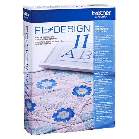 Brother : PE-DESIGN, 11 Embroidery and Sewing Digitizing Software (PC Download)