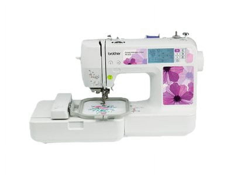Brother PE525 - Embroidery machine - computerized - 70 designs - LCD display - embroidery area: 4.02 in x 4.02 in