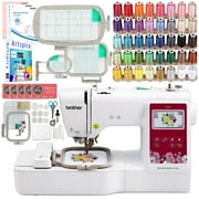 Brother PE545 Embroidery Machine with Hoops & Embroidery Threads