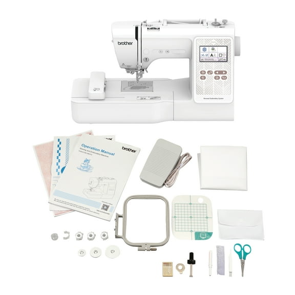 Brother PE570 Embroidery Machine with 135 Built-in Designs, Wireless Connectivity, and Artspira App Integration